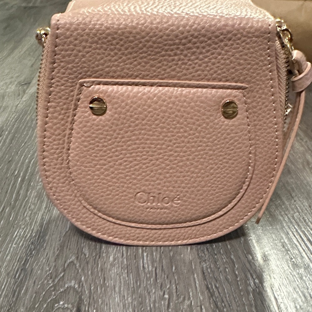 Chloe Soft Pink Crossbody Bag